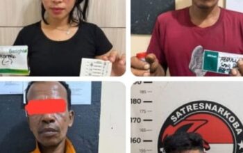 Empat Pengedar Sabu Nibung Hangus Terjaring Operasi Sarang Narkoba