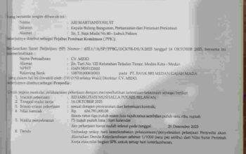 Proyek Musholla Polres Belawan Rampung, Pembayaran Rp636,7 Juta CV Mido Tak Kunjung Tuntas