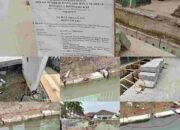 U-Ditch Proyek Drainase Rp6,9 Miliar di Medan Marelan Pecah dan Rompal, LP3 Desak APH Turun Tangan